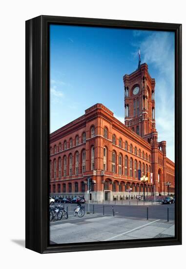 Urban City Scene in Berlin, Germany-Felipe Rodriguez-Framed Premier Image Canvas