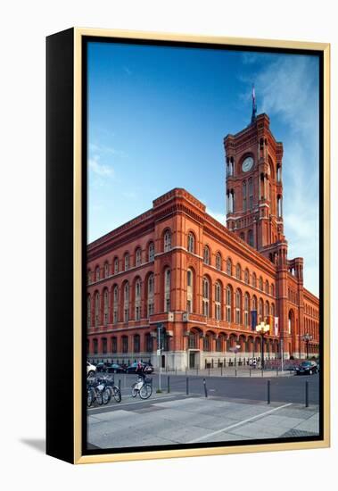 Urban City Scene in Berlin, Germany-Felipe Rodriguez-Framed Premier Image Canvas