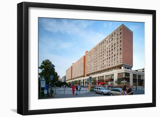 Urban City Scene in Berlin, Germany-Felipe Rodriguez-Framed Photographic Print