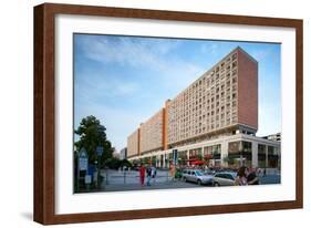 Urban City Scene in Berlin, Germany-Felipe Rodriguez-Framed Photographic Print