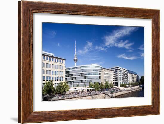 Urban City Scene in Berlin, Germany-Felipe Rodriguez-Framed Photographic Print