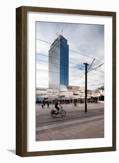 Urban City Scene in Berlin, Germany-Felipe Rodriguez-Framed Photographic Print