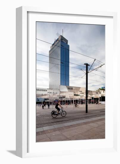 Urban City Scene in Berlin, Germany-Felipe Rodriguez-Framed Photographic Print