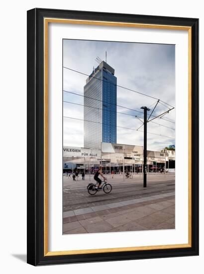 Urban City Scene in Berlin, Germany-Felipe Rodriguez-Framed Photographic Print