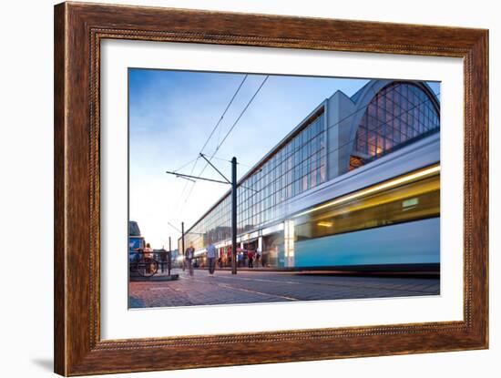 Urban City Scene in Berlin, Germany-Felipe Rodriguez-Framed Photographic Print