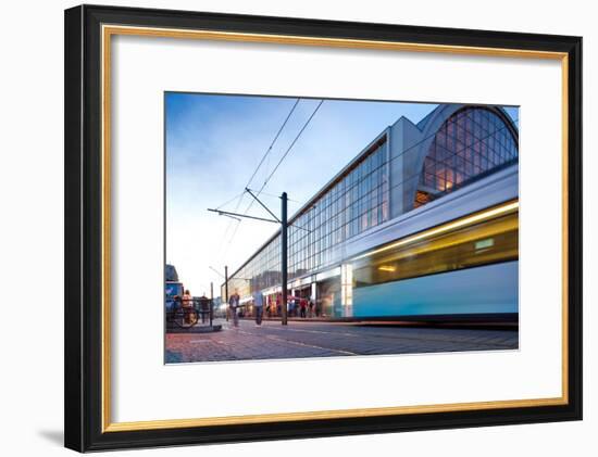 Urban City Scene in Berlin, Germany-Felipe Rodriguez-Framed Photographic Print