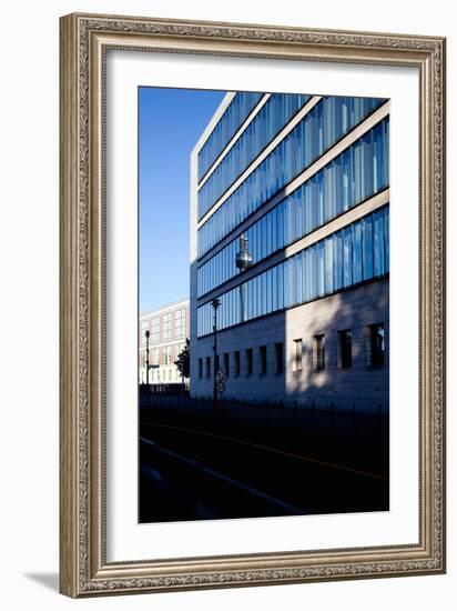 Urban City Scene in Berlin, Germany-Felipe Rodriguez-Framed Photographic Print