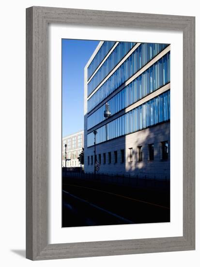 Urban City Scene in Berlin, Germany-Felipe Rodriguez-Framed Photographic Print