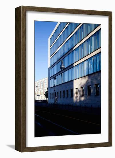 Urban City Scene in Berlin, Germany-Felipe Rodriguez-Framed Photographic Print