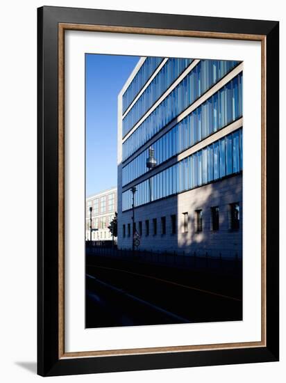 Urban City Scene in Berlin, Germany-Felipe Rodriguez-Framed Photographic Print