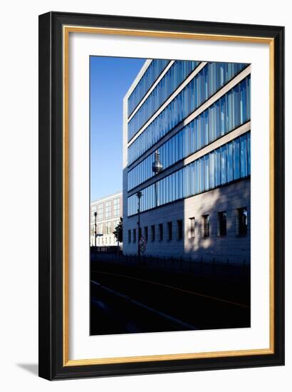 Urban City Scene in Berlin, Germany-Felipe Rodriguez-Framed Photographic Print