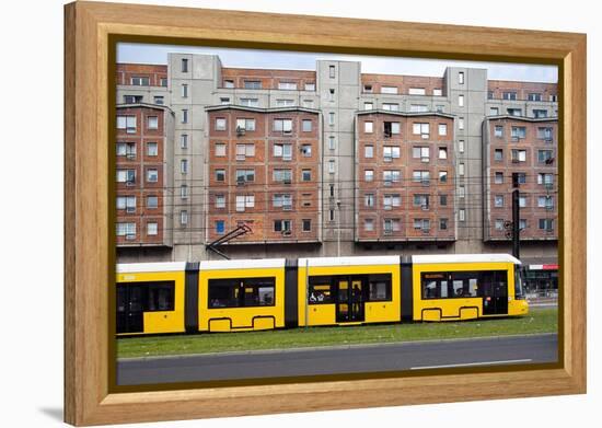 Urban City Scene in Berlin, Germany-Felipe Rodriguez-Framed Premier Image Canvas