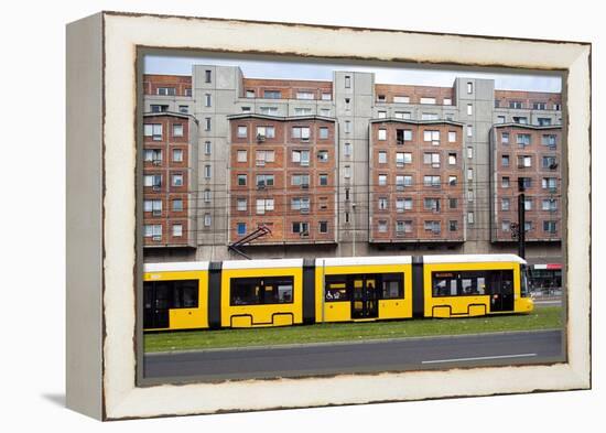 Urban City Scene in Berlin, Germany-Felipe Rodriguez-Framed Premier Image Canvas