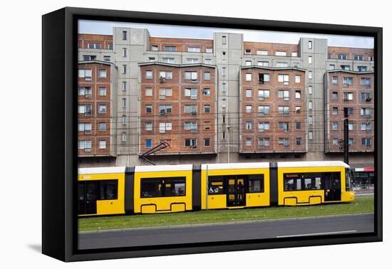 Urban City Scene in Berlin, Germany-Felipe Rodriguez-Framed Premier Image Canvas