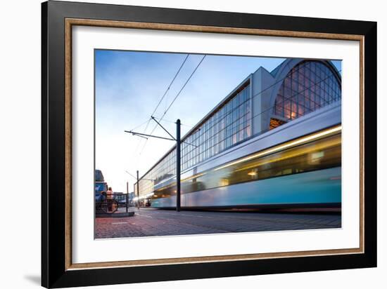 Urban City Scene in Berlin, Germany-Felipe Rodriguez-Framed Photographic Print