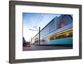 Urban City Scene in Berlin, Germany-Felipe Rodriguez-Framed Photographic Print