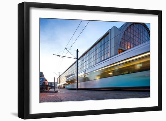 Urban City Scene in Berlin, Germany-Felipe Rodriguez-Framed Photographic Print