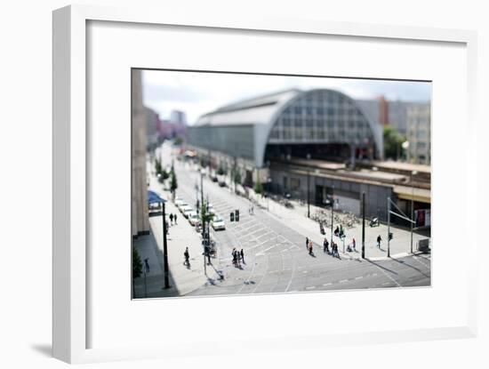 Urban City Scene in Berlin, Germany-Felipe Rodriguez-Framed Photographic Print