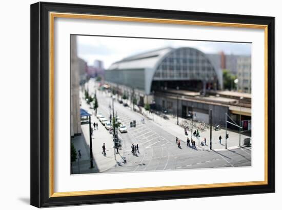 Urban City Scene in Berlin, Germany-Felipe Rodriguez-Framed Photographic Print