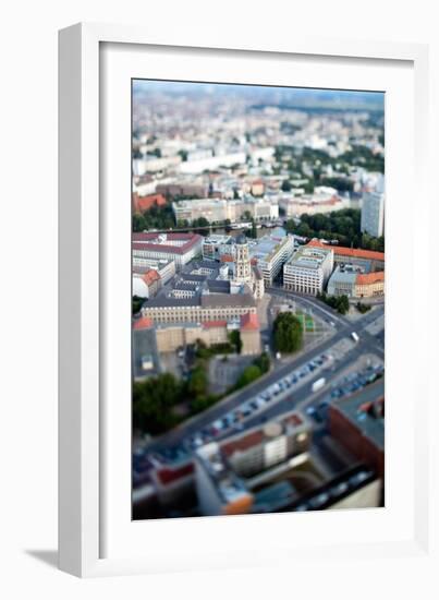 Urban City Scene in Berlin, Germany-Felipe Rodriguez-Framed Photographic Print