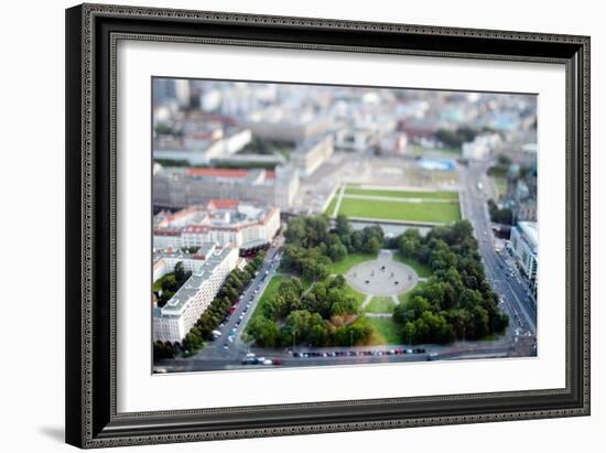 Urban City Scene in Berlin, Germany-Felipe Rodriguez-Framed Photographic Print