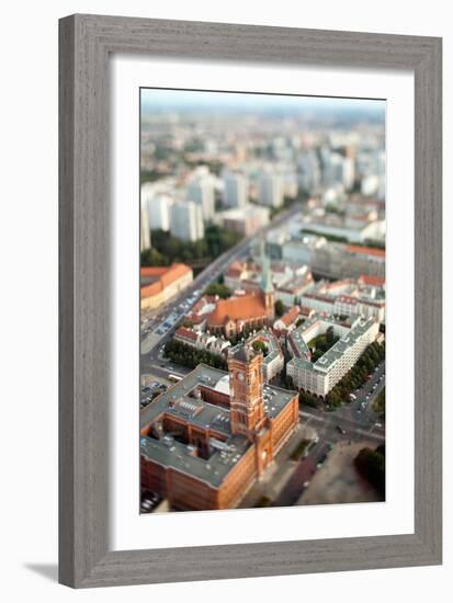 Urban City Scene in Berlin, Germany-Felipe Rodriguez-Framed Photographic Print