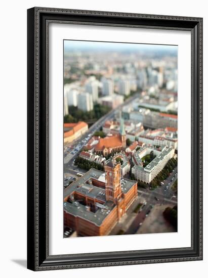 Urban City Scene in Berlin, Germany-Felipe Rodriguez-Framed Photographic Print