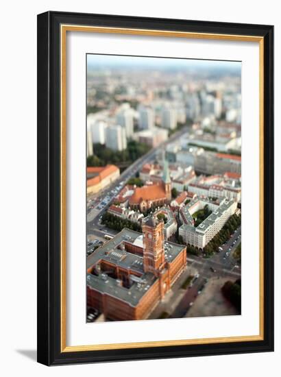 Urban City Scene in Berlin, Germany-Felipe Rodriguez-Framed Photographic Print