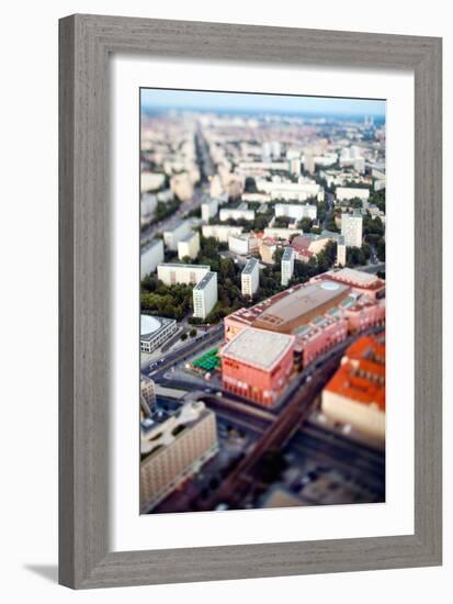 Urban City Scene in Berlin, Germany-Felipe Rodriguez-Framed Photographic Print