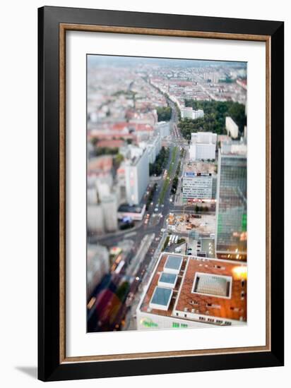 Urban City Scene in Berlin, Germany-Felipe Rodriguez-Framed Photographic Print