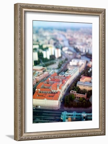 Urban City Scene in Berlin, Germany-Felipe Rodriguez-Framed Photographic Print