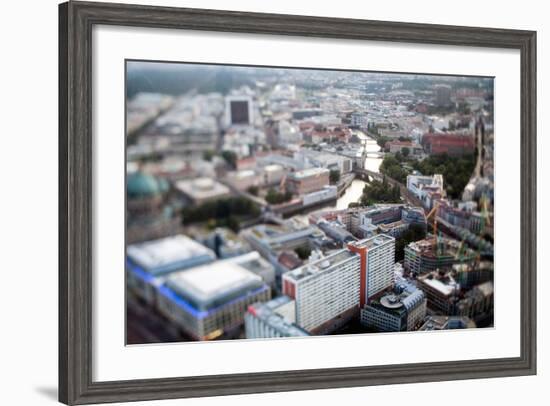 Urban City Scene in Berlin, Germany-Felipe Rodriguez-Framed Photographic Print