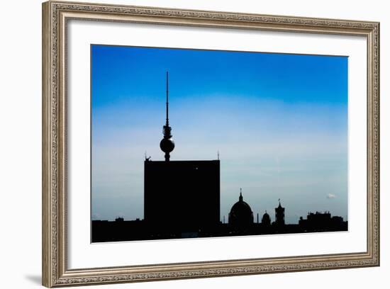 Urban City Scene in Berlin, Germany-Felipe Rodriguez-Framed Photographic Print