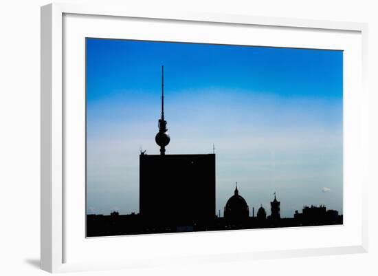 Urban City Scene in Berlin, Germany-Felipe Rodriguez-Framed Photographic Print