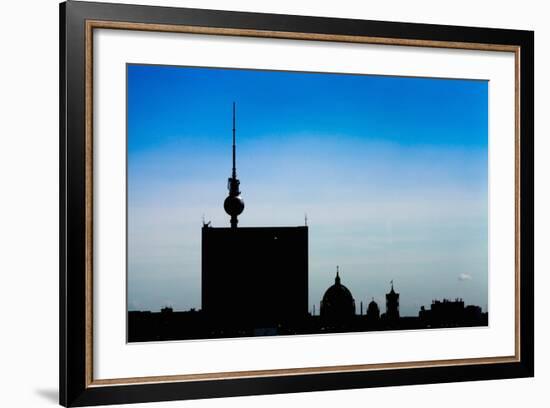 Urban City Scene in Berlin, Germany-Felipe Rodriguez-Framed Photographic Print