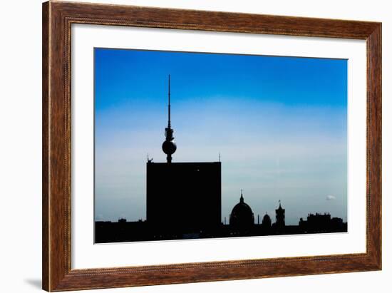 Urban City Scene in Berlin, Germany-Felipe Rodriguez-Framed Photographic Print