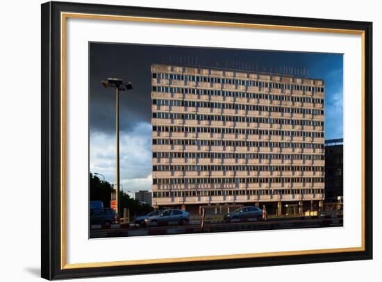 Urban City Scene in Berlin, Germany-Felipe Rodriguez-Framed Photographic Print