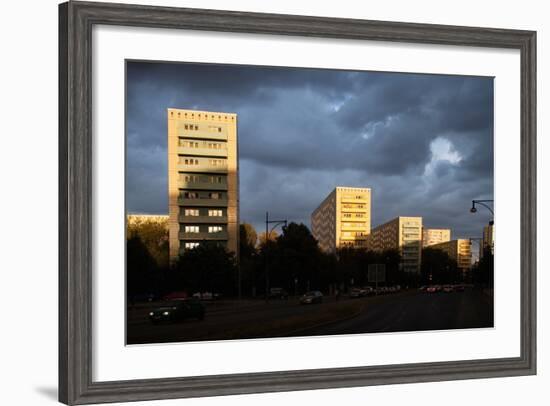 Urban City Scene in Berlin, Germany-Felipe Rodriguez-Framed Photographic Print