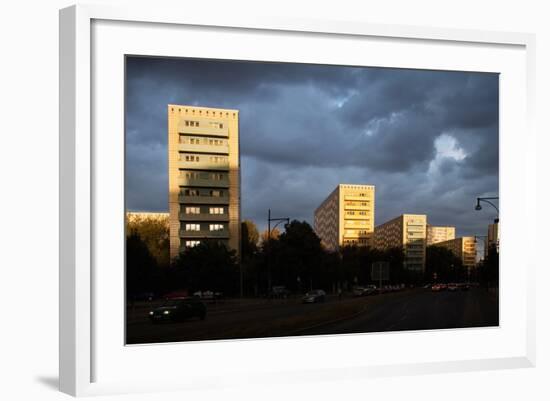 Urban City Scene in Berlin, Germany-Felipe Rodriguez-Framed Photographic Print