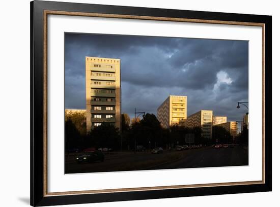 Urban City Scene in Berlin, Germany-Felipe Rodriguez-Framed Photographic Print