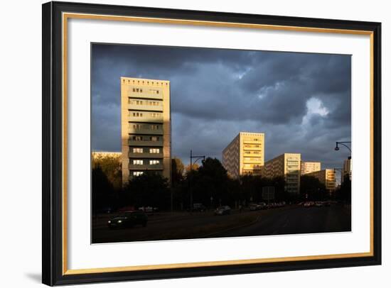 Urban City Scene in Berlin, Germany-Felipe Rodriguez-Framed Photographic Print