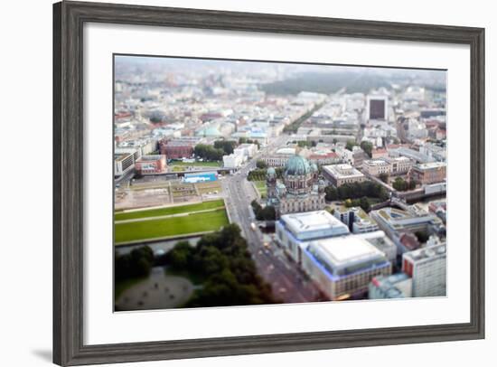 Urban City Scene in Berlin, Germany-Felipe Rodriguez-Framed Photographic Print