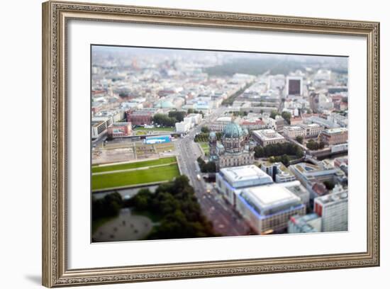 Urban City Scene in Berlin, Germany-Felipe Rodriguez-Framed Photographic Print