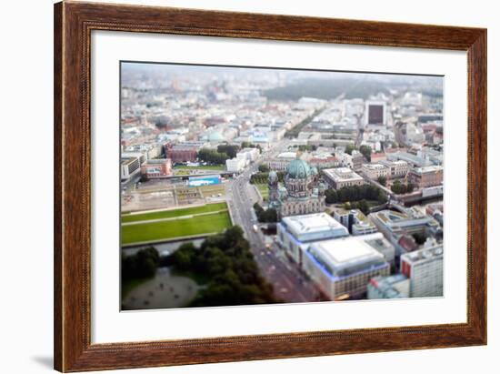 Urban City Scene in Berlin, Germany-Felipe Rodriguez-Framed Photographic Print