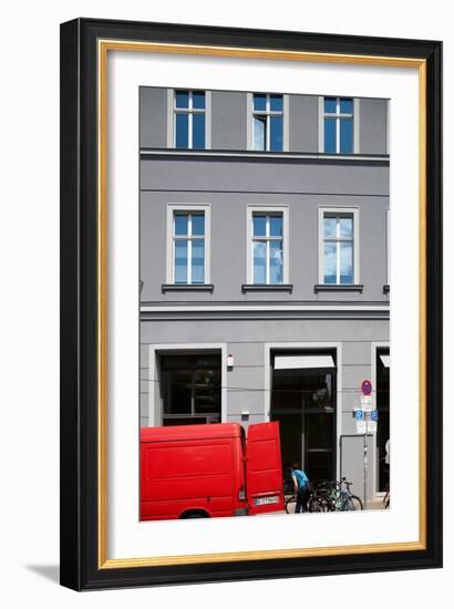 Urban City Scene in Berlin, Germany-Felipe Rodriguez-Framed Photographic Print