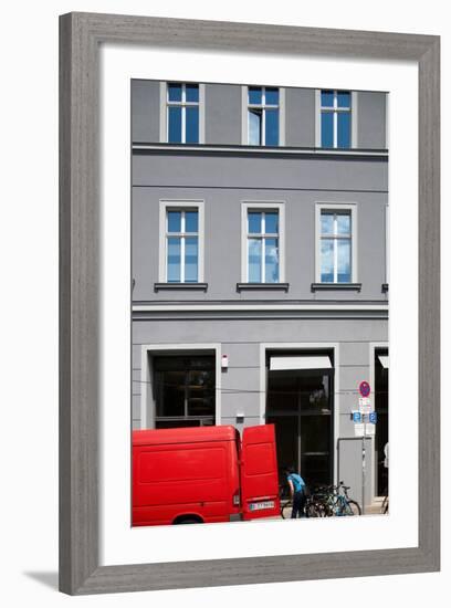 Urban City Scene in Berlin, Germany-Felipe Rodriguez-Framed Photographic Print