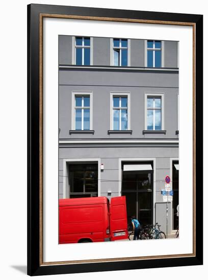 Urban City Scene in Berlin, Germany-Felipe Rodriguez-Framed Photographic Print