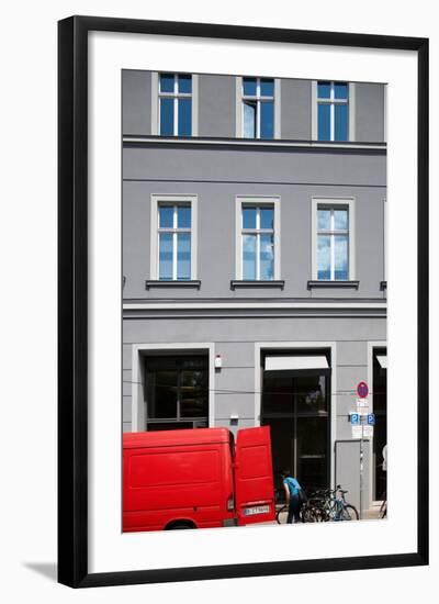 Urban City Scene in Berlin, Germany-Felipe Rodriguez-Framed Photographic Print