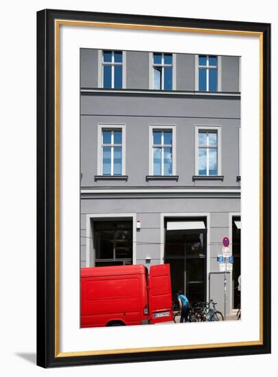 Urban City Scene in Berlin, Germany-Felipe Rodriguez-Framed Photographic Print