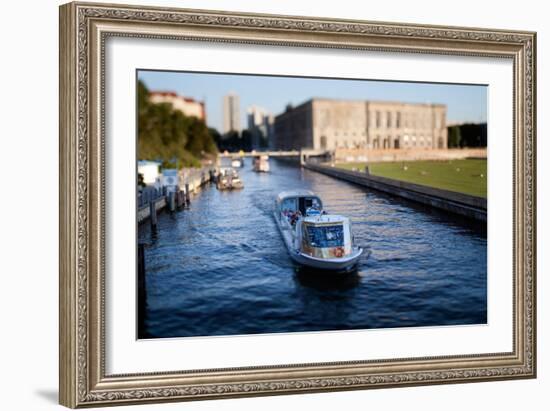 Urban City Scene in Berlin, Germany-Felipe Rodriguez-Framed Photographic Print